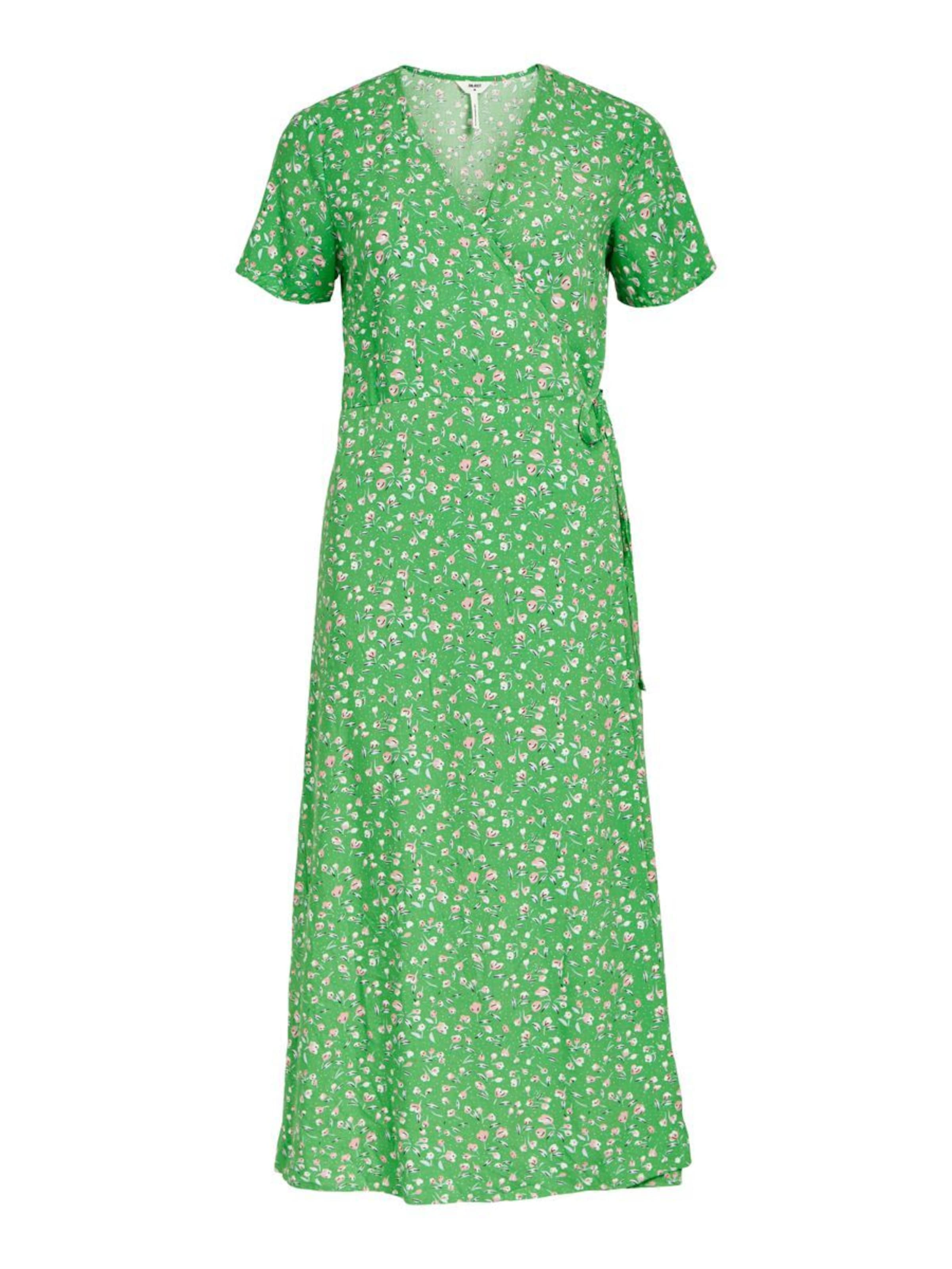 OBJECT - Vestido 'JEMA' en verde: frente