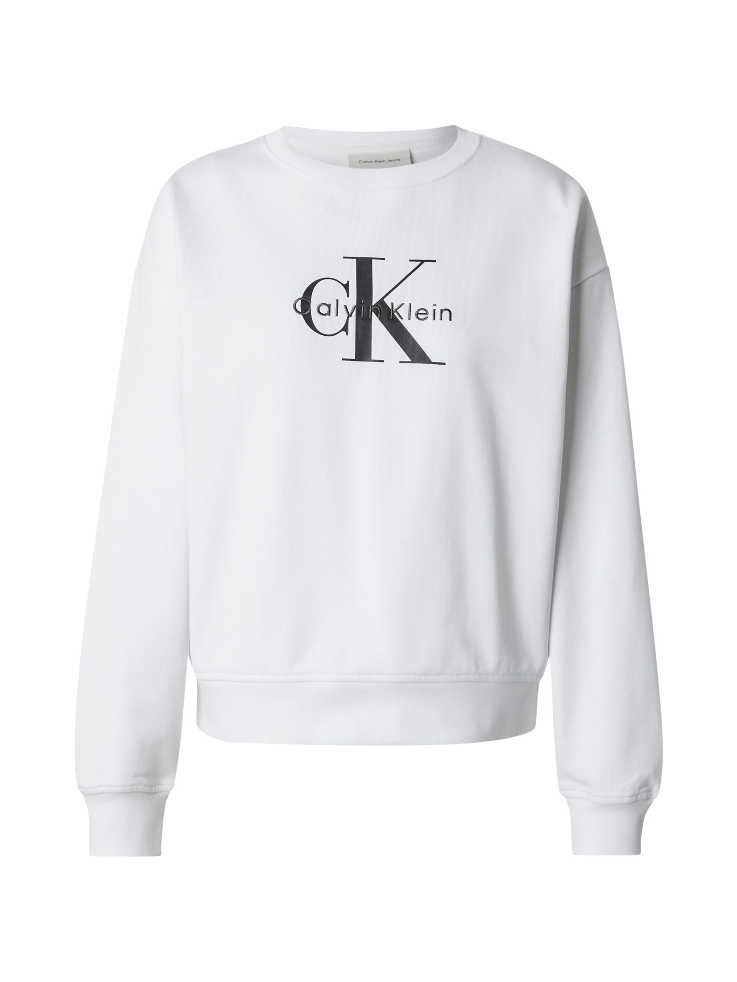 Calvin Klein Jeans Свитшот в Белый: спереди