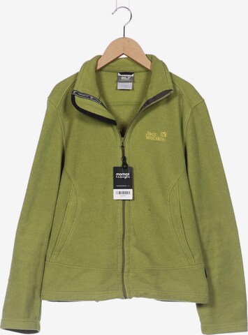 JACK WOLFSKIN Sweatshirt & Zip-Up Hoodie in L in Green: front