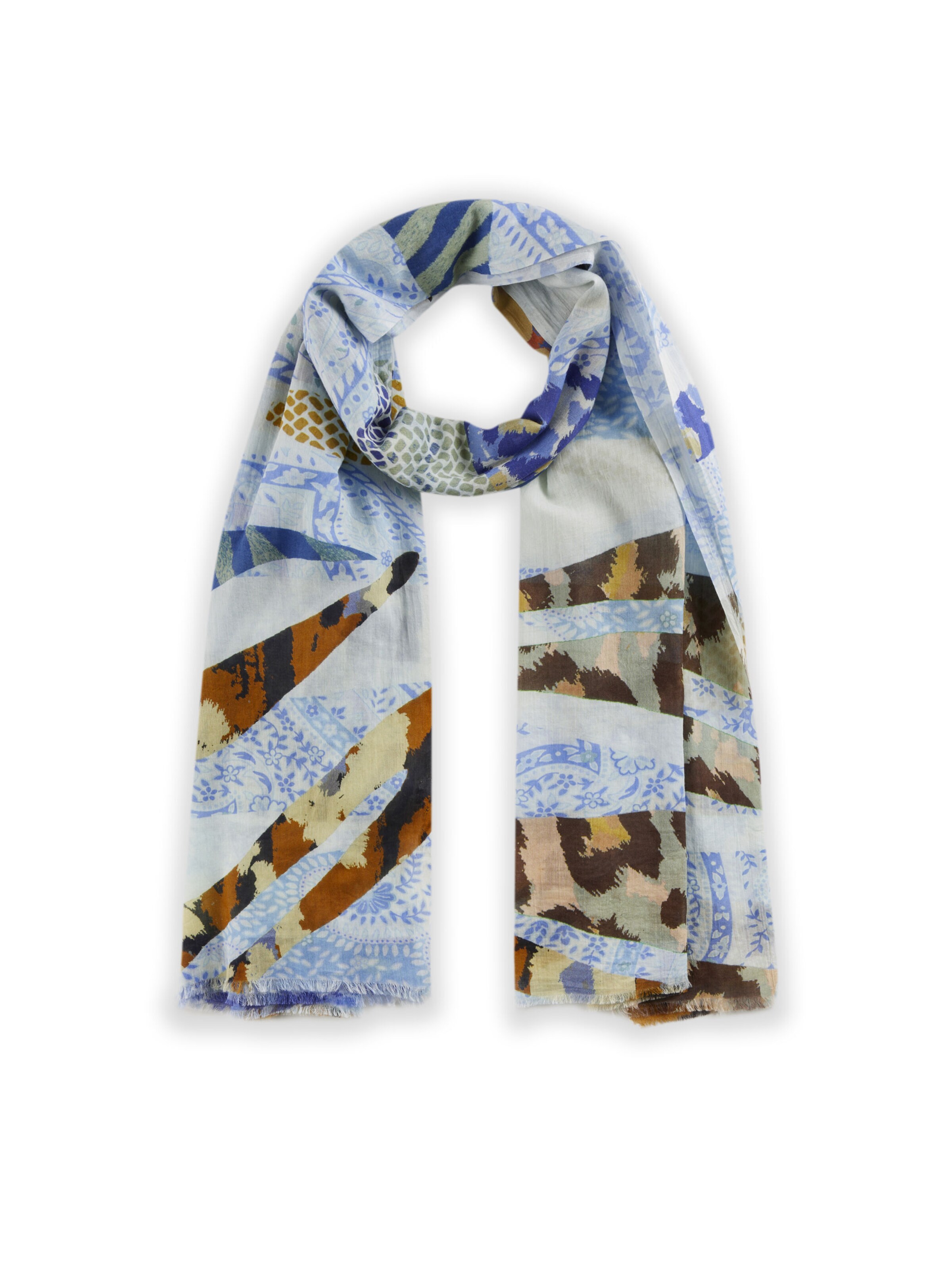 CODELLO Scarf in Blue: front