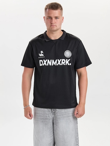 Dxnmxrk - Camisola de futebol 'DXSoccer' em preto: frente