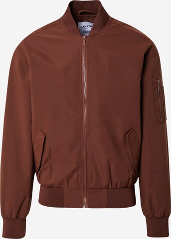 DAN FOX APPAREL Between-Season Jacket 'Kalle' in Brown: front