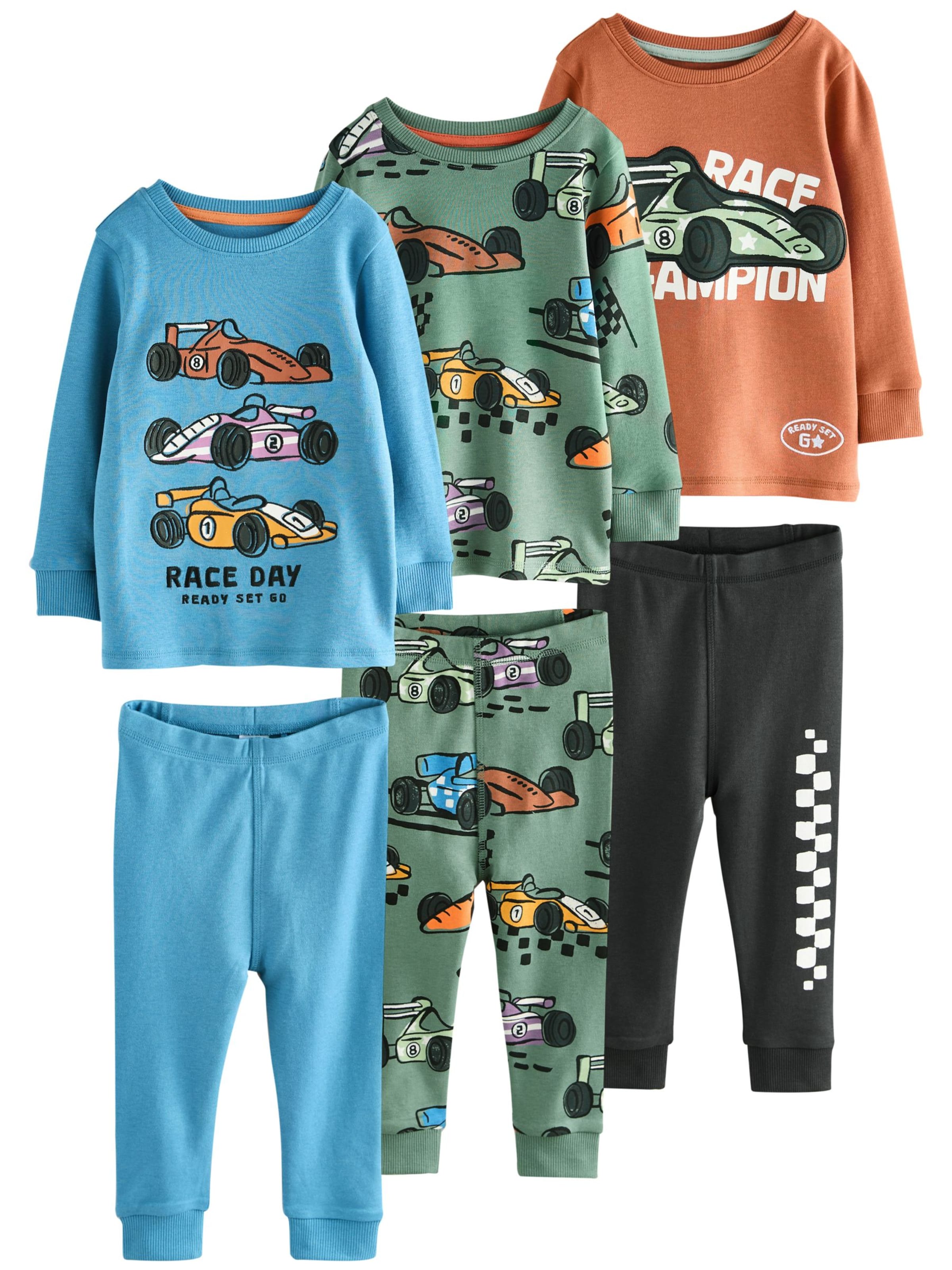 Next Pajamas in Blue: front