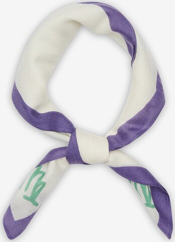 Foulard 'GRANNA' Noolur en violet : devant