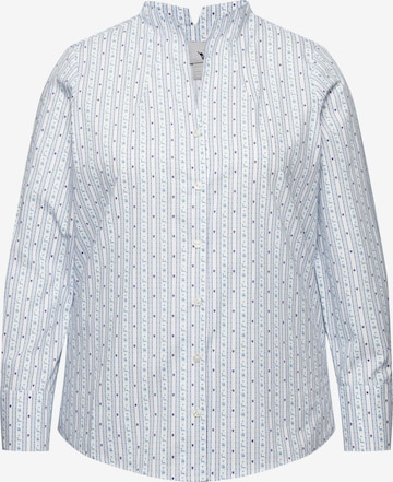 Ulla Popken Bluse in Blau: Vorderseite