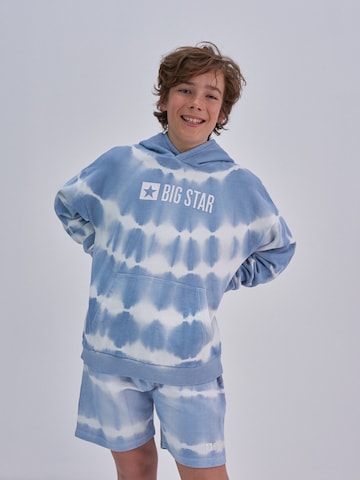BIG STAR Sweatshirt 'ASHOK' in Blauw: voorkant