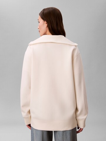 Sweat-shirt Calvin Klein en beige