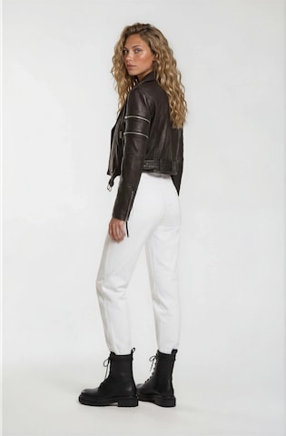 trueprodigy Lederjacke 'Izzy' in Schwarz