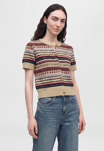 Cardigan 'CORALINE' Munthe en beige : devant