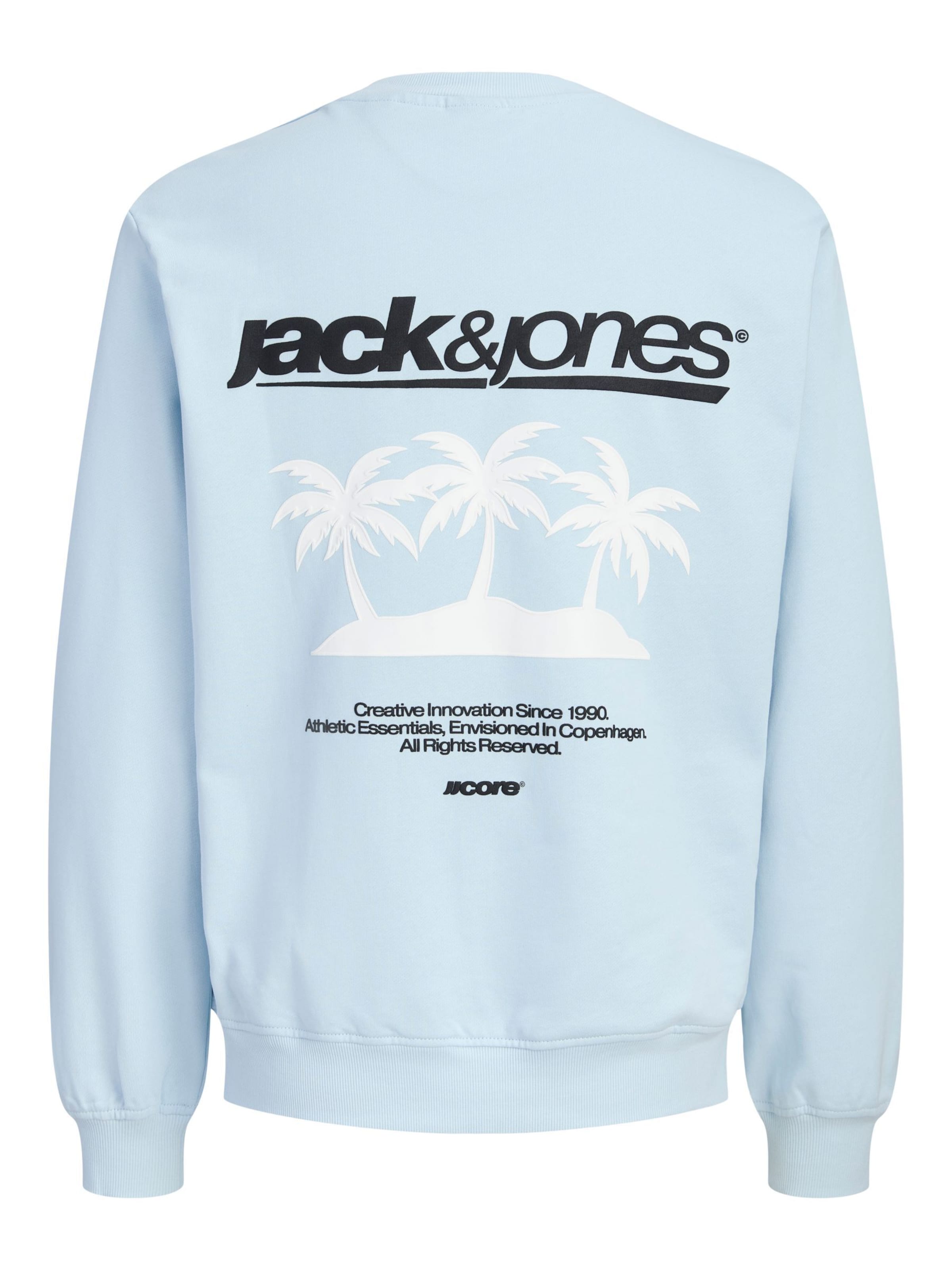 Jack & Jones Junior Mikina 'JCOClub Summer' – modrá