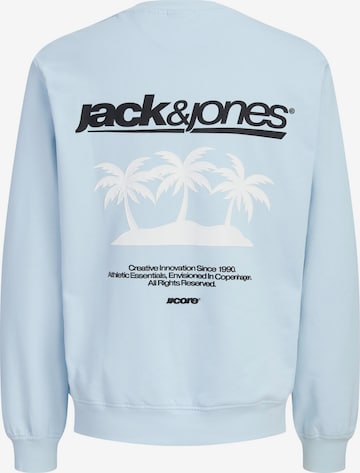 Jack & Jones Junior Sweatshirt 'JCOClub Summer' in Blue: front