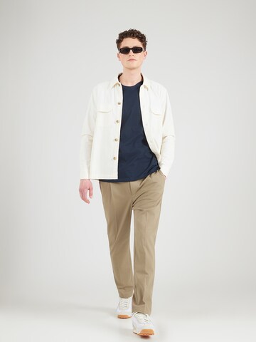 KnowledgeCotton Apparel T-shirt i blå