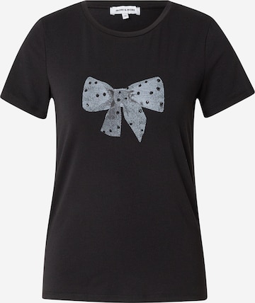 T-shirt MORE & MORE en noir : devant