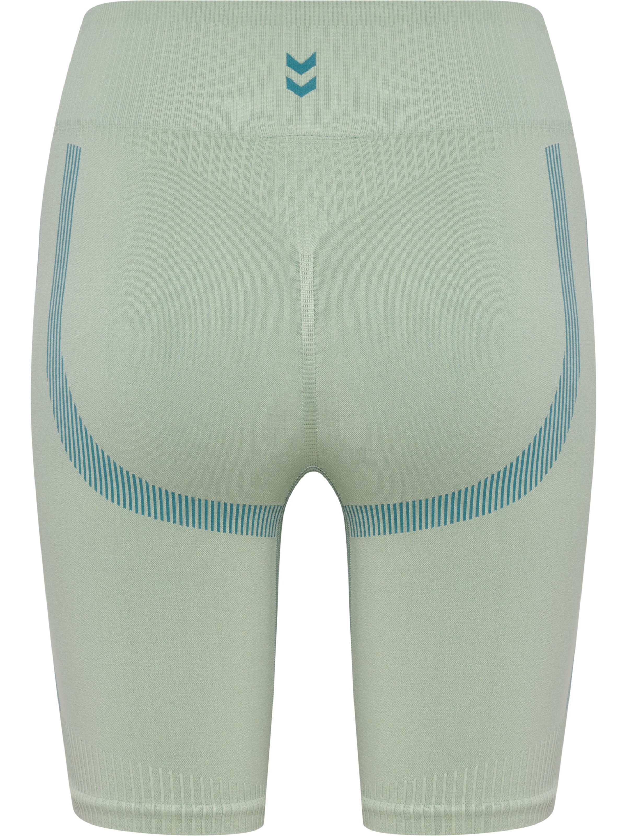 Hummel Slimfit Sportbroek in Groen