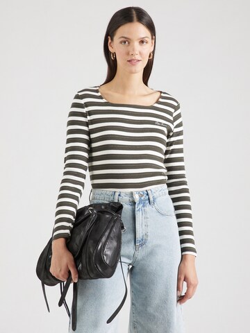 Pepe Jeans Tričko – zelená: přední strana