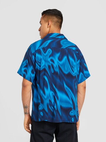 JACK & JONES - Comfort Fit Camisa 'JEFF DIGITAL' em azul