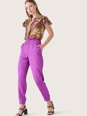 Camomilla Baggy Traditional pants in Purple: front