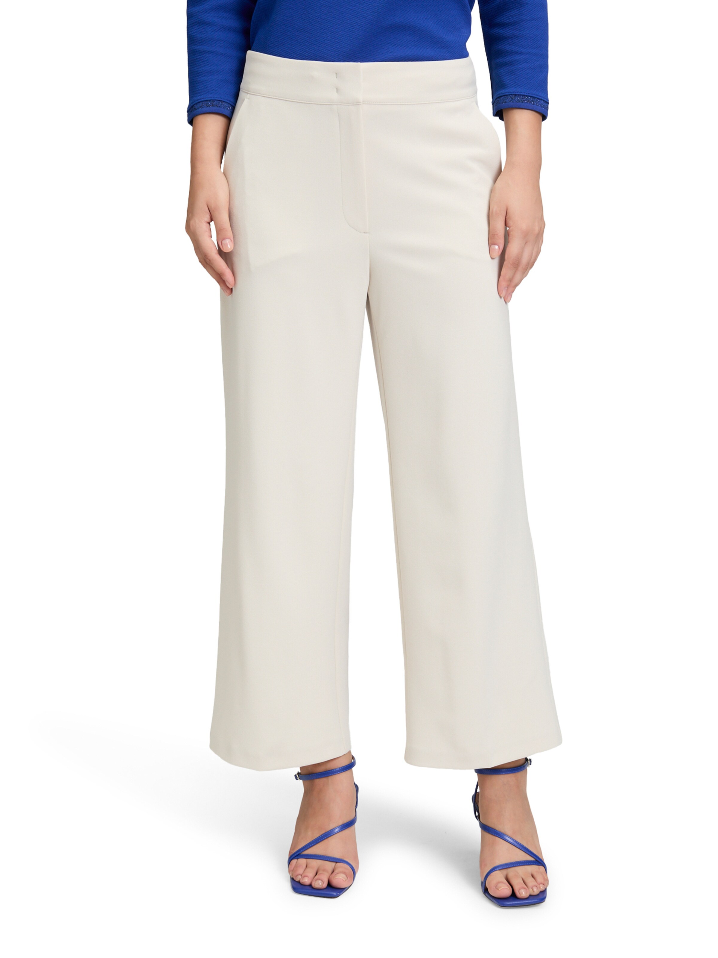 Wide leg Pantaloni di Betty Barclay in bianco: frontale