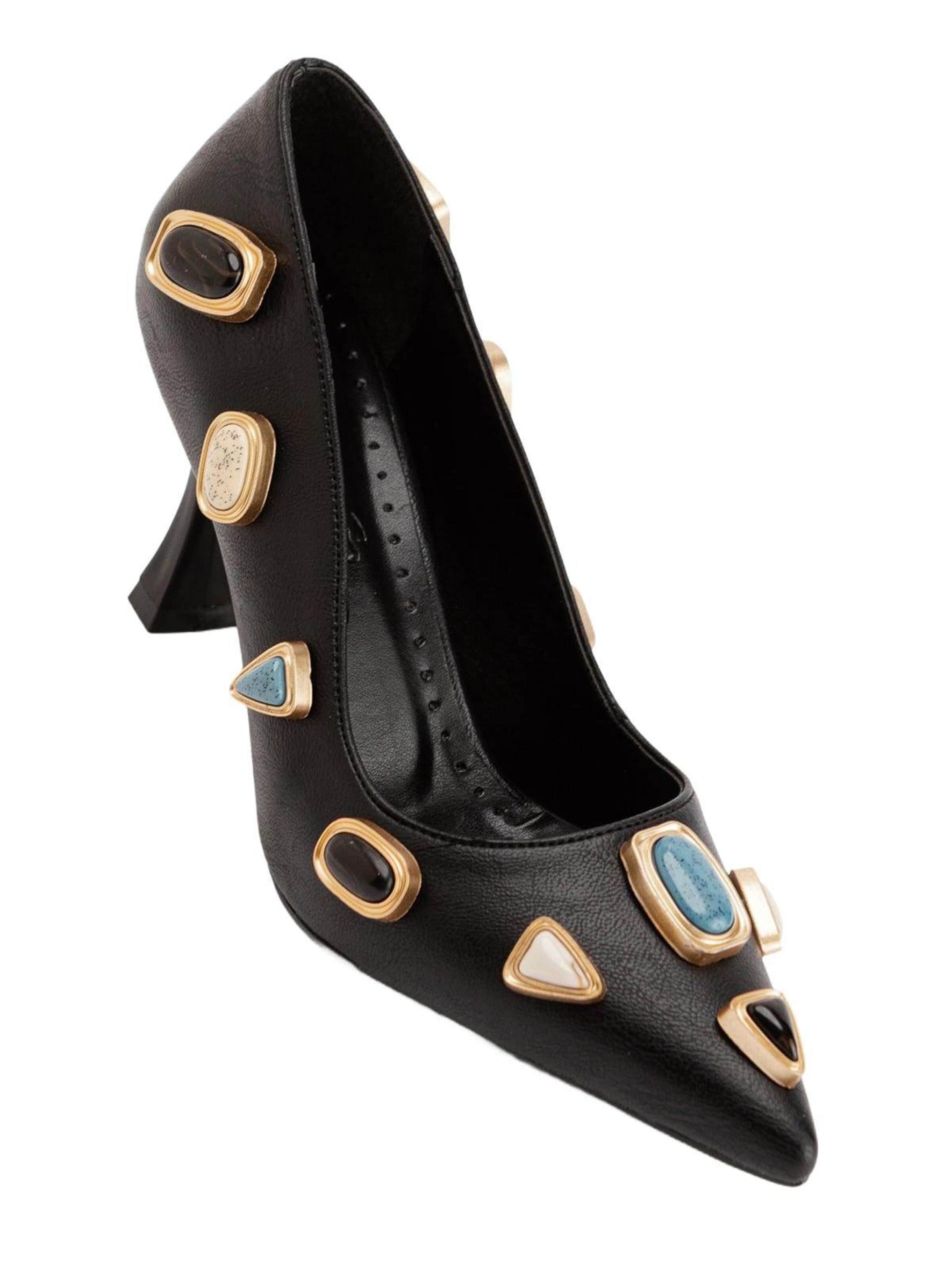 Limoya Pumps 'Rina'‌‌ in Schwarz: Vorderseite