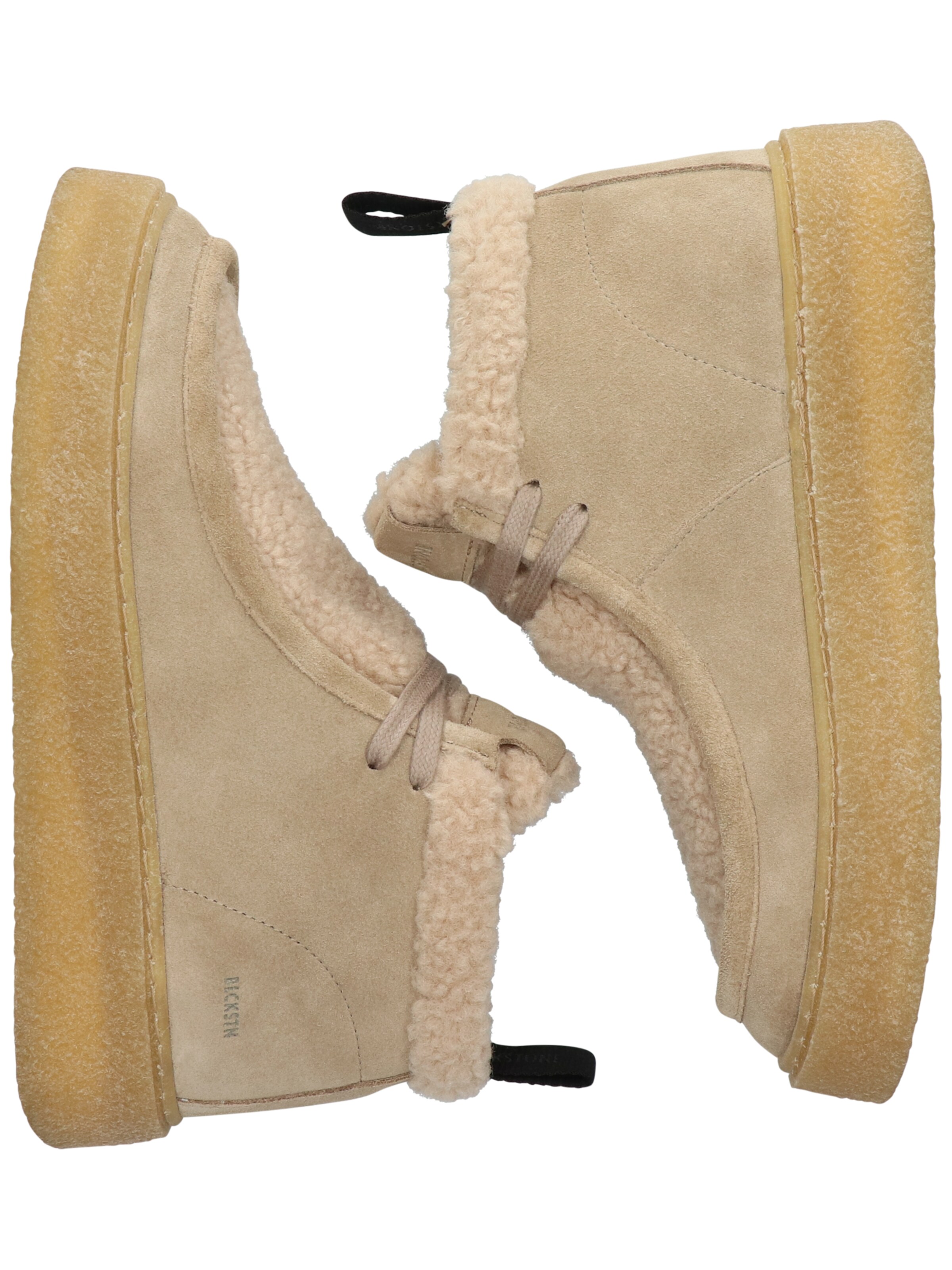 BLACKSTONE - Botines con cordones 'Enjar Saala EL427' en beige