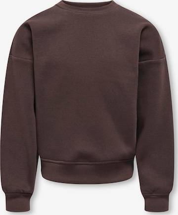 KIDS ONLY GIRL - Sudadera 'Sweatshirt Kogsweat' en marrón: frente