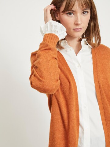 VILA Knit Cardigan 'VIRil' in Orange