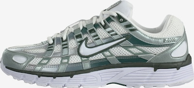 Nike Sportswear Nízke tenisky 'P-6000', veľkosť 36 - nefritová / tmavozelená / strieborná / biela, Produkt