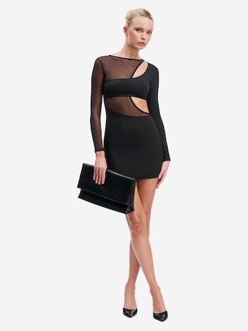 OW Collection Cocktailjurk in Zwart