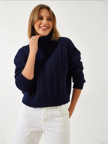Bianco Lucci Sweter w kolorze niebieski