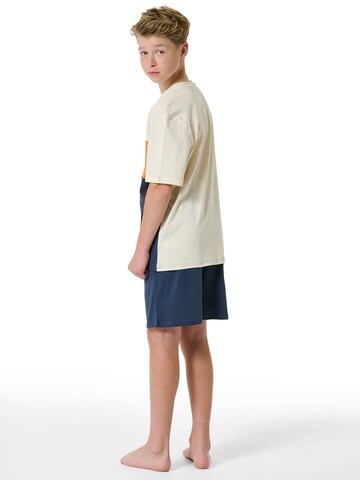 SCHIESSER Pajamas ' Organic Cotton ' in Blue