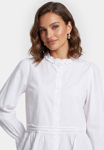 Chemisier faina en blanc