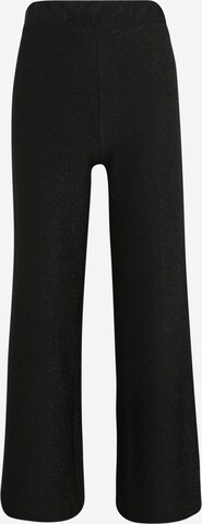 Pieces Petite Spodnie 'RINA' w kolorze czarny: przód