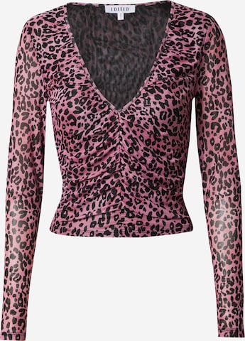 EDITED Shirt 'Alia' in Roze: voorkant