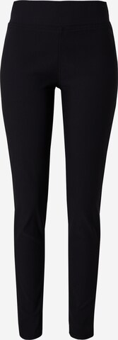 Freequent Trousers in Black: front