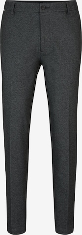 BOSS Black Regular Pleated Pants 'Kane-L' in Grey: front