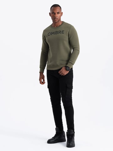 Ombre Sweatshirt 'OM-SSPS-0181' in Green