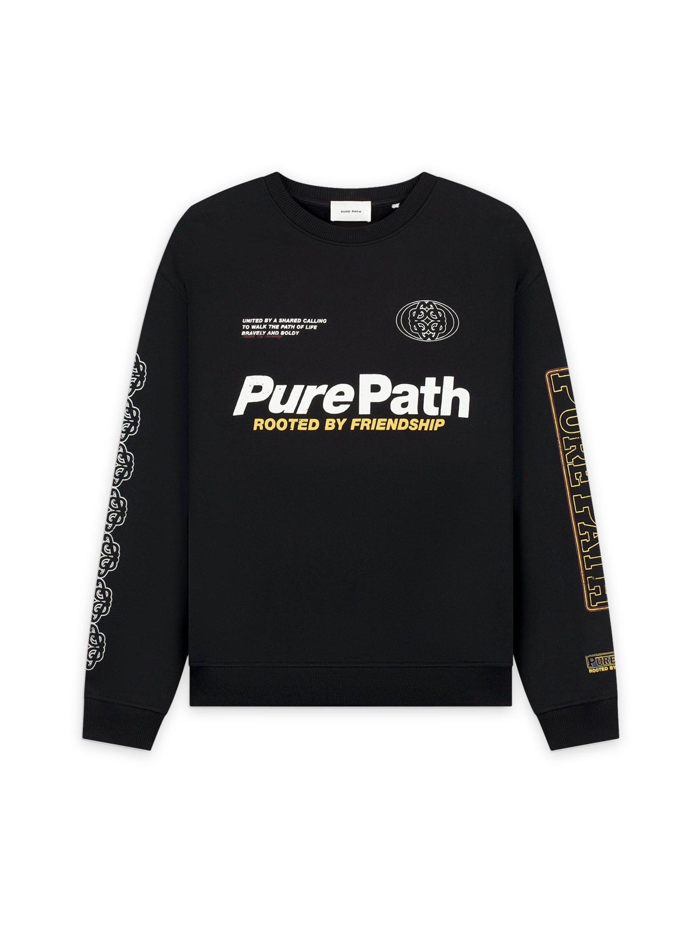 Pure Path Sweatshirt in Black: front