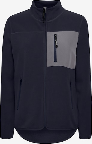 Oxmo Zip-Up Hoodie 'Nymfe' in Blue: front