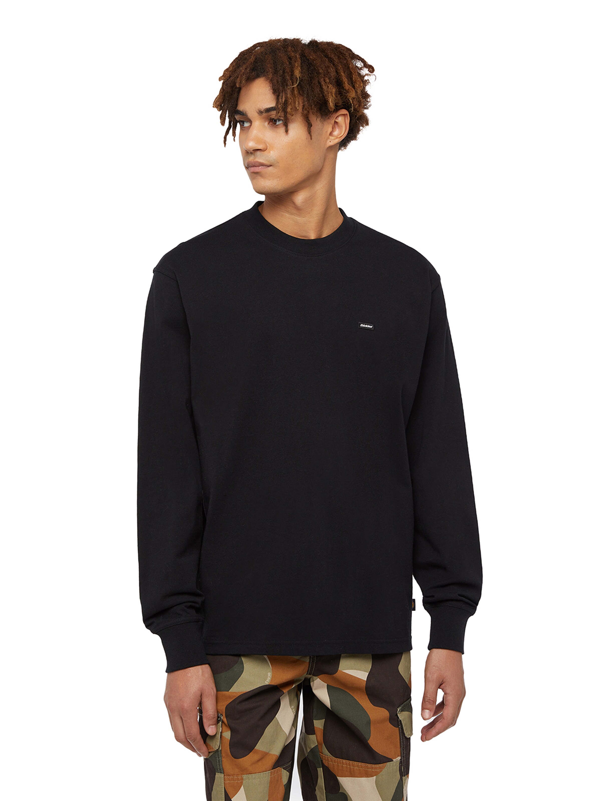 DICKIES Särk 'CLANCY', värv must: eest vaates