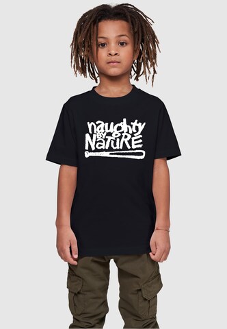 Merchcode Shirt 'Naughty By Nature' in Black: front