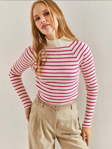 Pullover di Bianco Lucci in beige