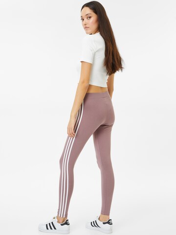 ADIDAS ORIGINALS Skinny Leggingsit 'Adicolor Classics 3-Stripes' värissä lila