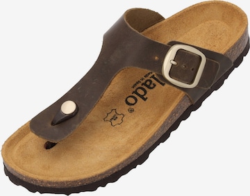 Palado Zehentrenner 'Kos Denka' in Braun: Vorderseite