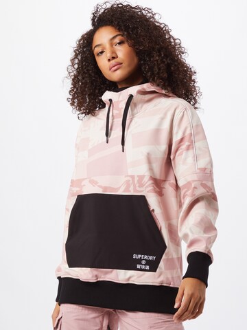 Superdry Snow Sportjas in Roze: voorkant