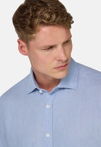 Coupe regular Chemise Boggi Milano en bleu