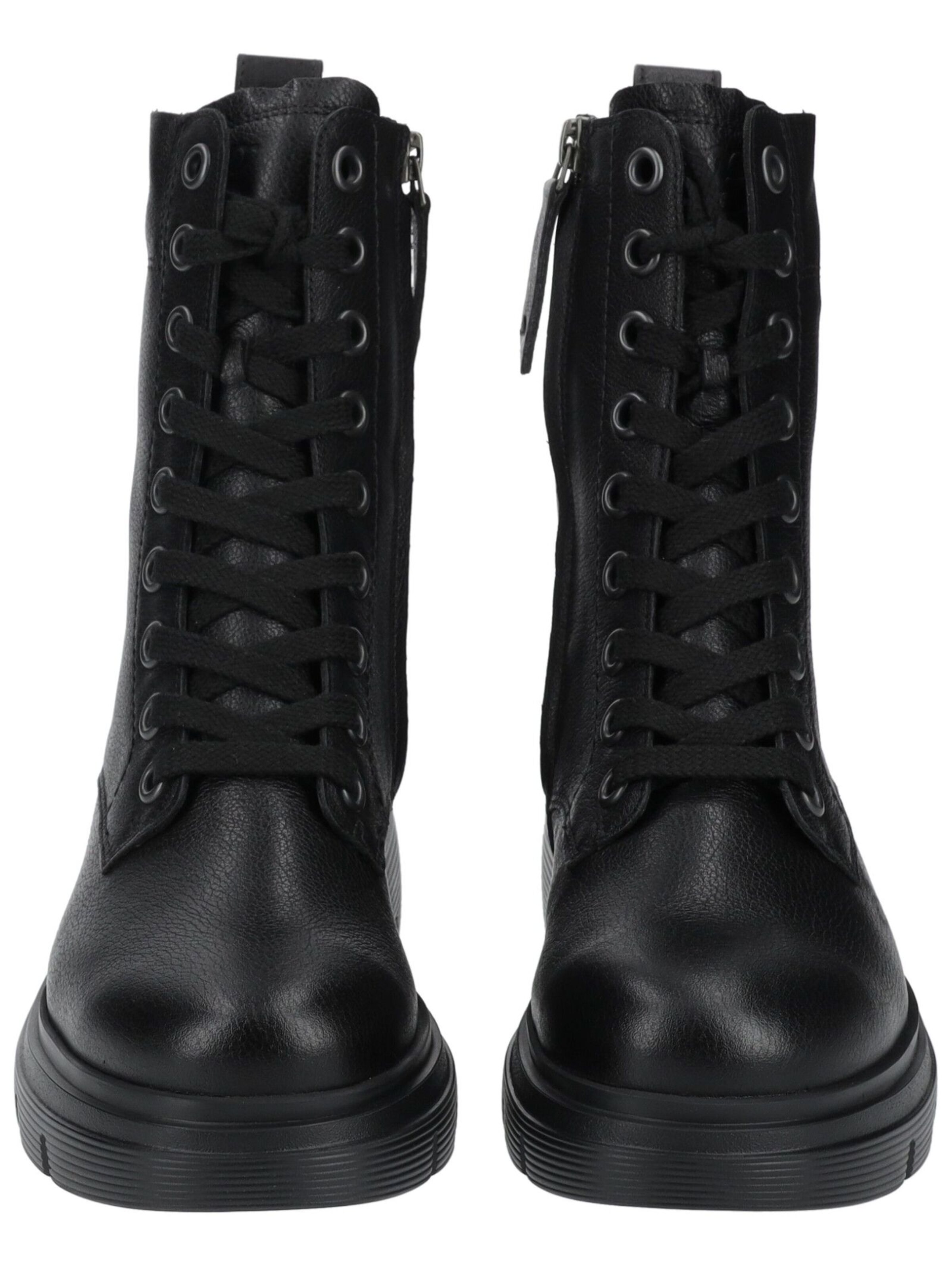 Paul Green Schnürstiefelette in Schwarz