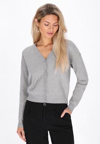 usha BLACK LABEL - Cárdigan en gris: frente