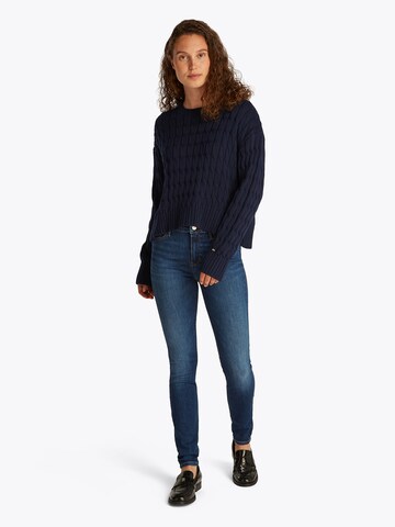 TOMMY HILFIGER Pullover in Blau