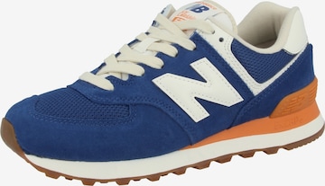 new balance Platform trainers in Blue: front