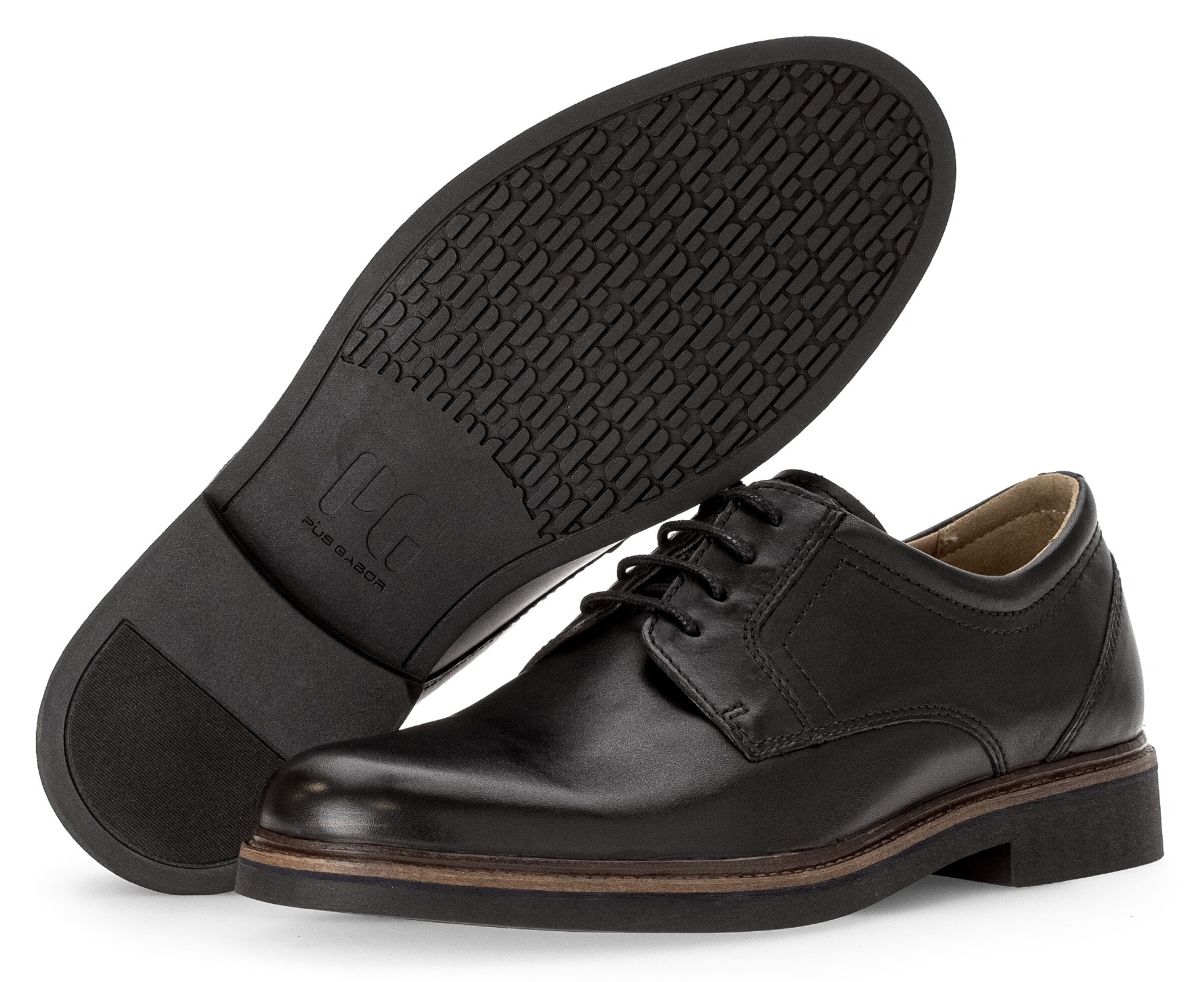 Pius Gabor Schnürschuh in Schwarz